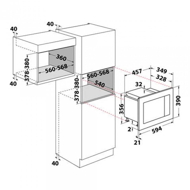 Hotpoint MF20GIXHA - vue 3