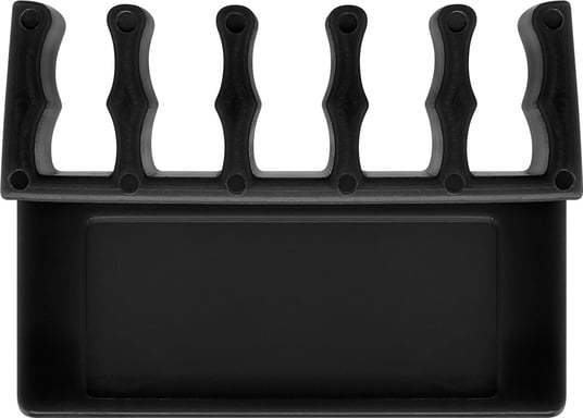 Goobay 70433 range-câbles Bureau Support de câbles Noir 2 pièce(s)