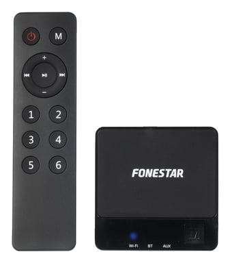 Fonestar FONCAST streamers audio numériques Ethernet/LAN Wifi Noir