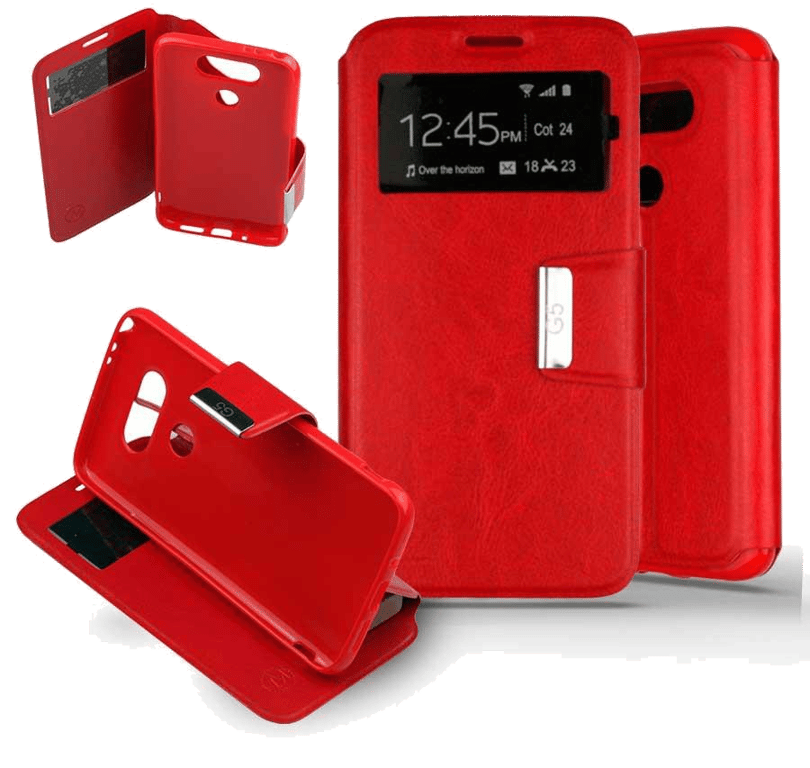 Etui Folio compatible Rouge LG G5