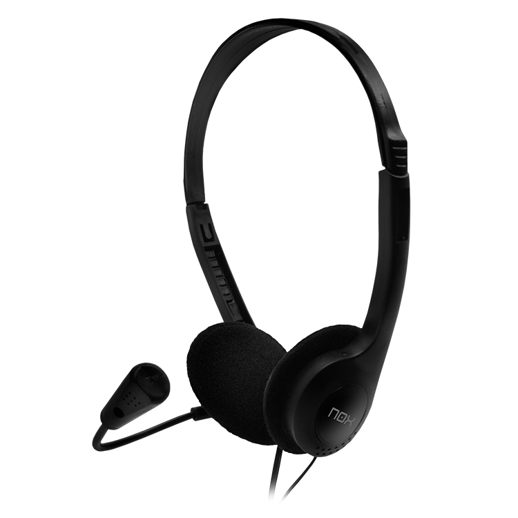 NOX Voice One Casque Avec fil Arceau Appels/Musique Noir - Neuf