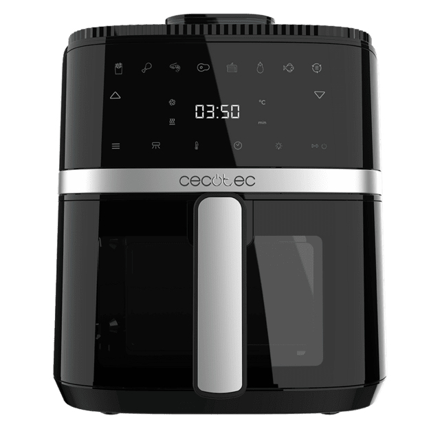 Cecotec Friteuse Sans Huile de 5 Cecofry Drip 5000 Air Fryer. Spray d'Eau 8 Menus Technologie PerfectCook 80 200ºC Fenêtre Lumière Intérieure et Panneau Tactile - vue 4