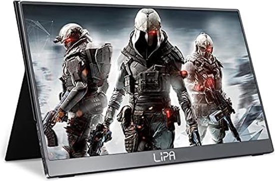 Lipa HDR-60 moniteur portable Full HD 17.3 pouces - Écran portable - Écran d'ordinateur - Moniteur - 144 Hz - HDMI - 2x USB C