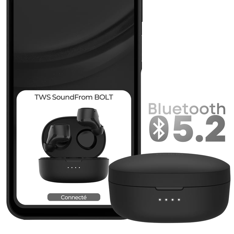 Écouteurs Sans Fil Belkin SoundForm Bolt – Bluetooth 5.2, Autonomie 28 h - vue 9