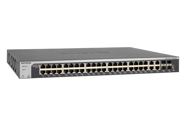 NETGEAR XS748T-100NES switch Gestionado L2+/L3 10G Ethernet (100/1000/10000) Negro
