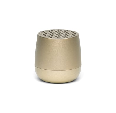 LEXON - Mini altoparlante Bluetooth ricaricabile a induzione da 3W - MINO + ALU (ORO)