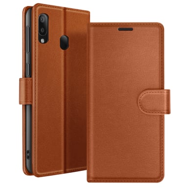 Custodia a portafoglio per Galaxy A20e con funzione di supporto e linguetta magnetica