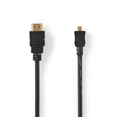 Nedis CVGT34700BK15 câble HDMI 1,5 m HDMI Type A (Standard) HDMI Type C (Mini) Noir