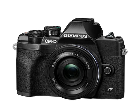 Olympus OM-D E?M10 Mark IV + ED 14-42mm F3.5-5.6 EZ 4/3'' MILC 20,3 MP Live MOS 5184 x 3888 Pixeles Negro