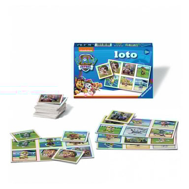 Juego de lotería Pat'Patrouille para desarrollar la capacidad de observación de los niños