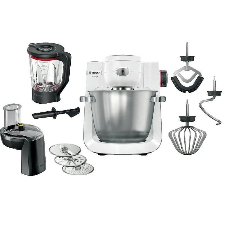 Robot Pâtissier Bosch Série 6 MUMS6EW22 – 1600 W, Bol Inox 5.5L - vue 3