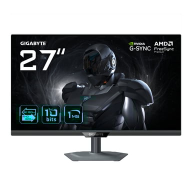 GIGABYTE G27UP Moniteur de jeu 27” 4K UHD - Mode double (4K 160Hz ou FHD 320Hz), 3840 x 2160, 1ms, 400 cd/m², FreeSync Premium, HDR10, HDMI 2.1, DisplayPort 1.4