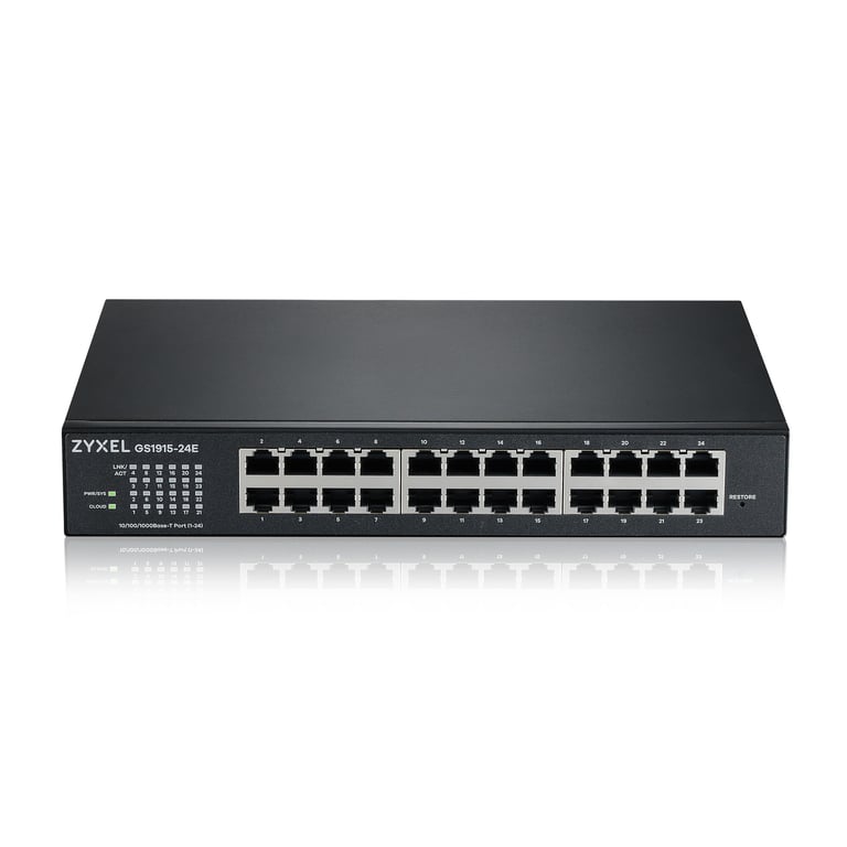 Zyxel GS1915-24E Géré L2 Gigabit Ethernet (10/100/1000) 1U Noir - Neuf