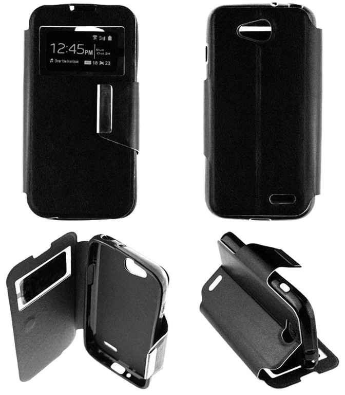 Etui Folio compatible Noir LG L90