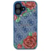 Étui Guess pour iPhone 16 6.1'' niebieski/blue étui rigide 4G Flowers Print MagSafe