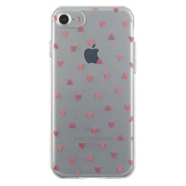 Cover per iPhone SE 2020/8/7 Semirigida Cuoricini