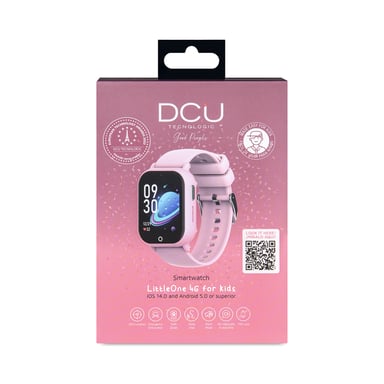DCU Advance Tecnologic 34159037 smartwatche et montre de sport 3,86 cm (1.52'') IPS 50 mm Numérique 240 x 280 pixels Écran tactile 4G Rose Wifi GPS (satellite)