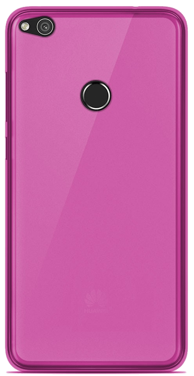 Coque silicone unie compatible Givré Rose Huawei P8 Lite 2017