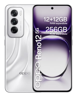 Reno12 (5G) 256 Go, Argent, Débloqué