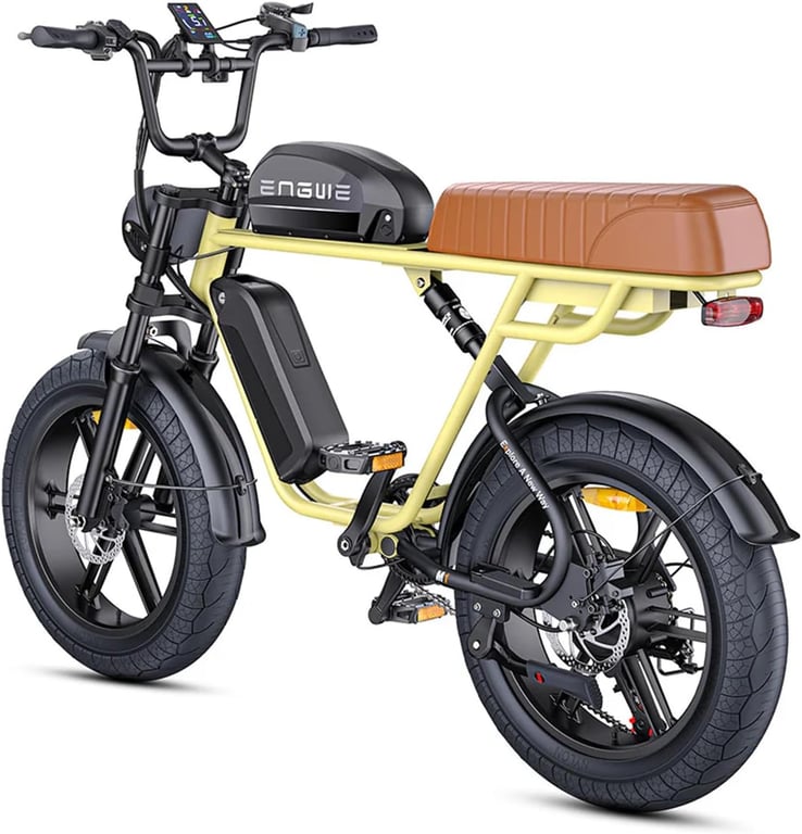 Vélo de montagne électrique à gros pneus ENGWE M1 20'' avec batterie 48 V 28 6 Ah suspension complète autonomie jusqu'à 90 170 km Neuf - vue 5