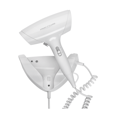 Sèche-cheveux mural compact 1800W Proficare PC-HT 3044 Blanc