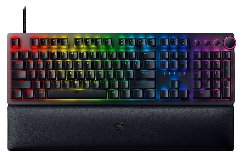Razer Huntsman V2 Gaming Tastatur Switch Schwarz - vue 3