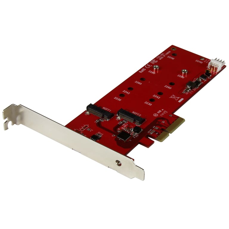 StarTech.com Carte contrôleur PCI Express pour 2 SSD .2 SATA Neuf