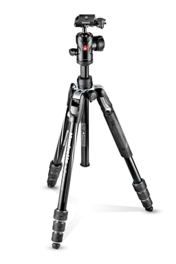 Manfrotto MKBFRTA4BK-BH tripode 3 pata(s) Negro, Plata