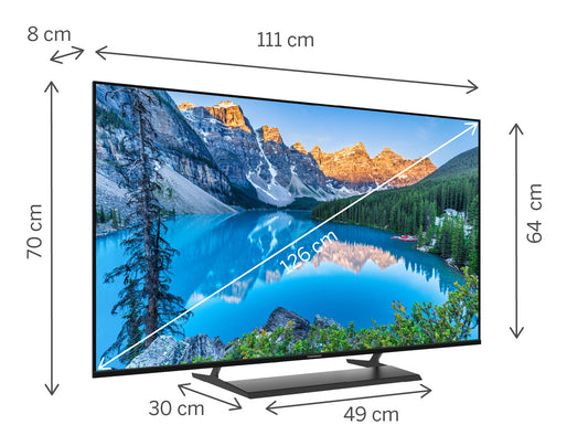 Thomson 50UG5X15 TV LED 50 126 cm 4K UHD 3840x2160 Google TV 3xHDMI 2.1 WiFi - vue 6