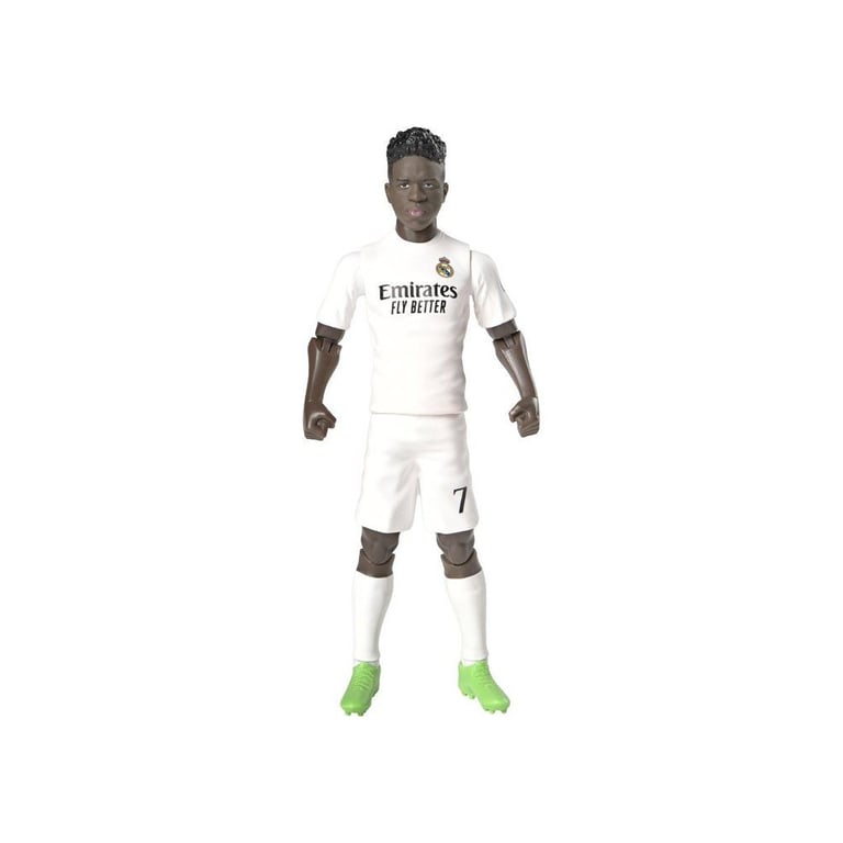 Figurine articulée MEGABLEU Real Madrid Vinicius 20 cm PVC avec ballon Neuf - vue 3