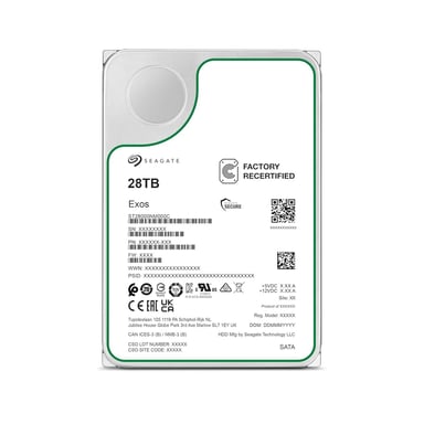 Seagate Exos 28TB 7200RPM SATA III Disco rigido interno