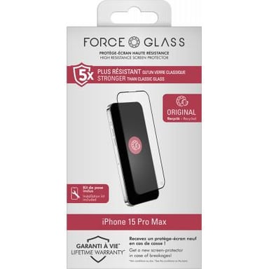 BIG BEN FGOGIP15PMORIG écran et protection arrière de téléphones portables Protection d'écran transparent Apple 1 pièce(s)