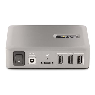 StarTech.com Hub Concentrador USB-C de 10 Puertos - 8x USB-A/2x USB-C - con Fuente de 65W - USB 3.1 10Gbps - Ladrón USB Tipo C con Certificación USB-I