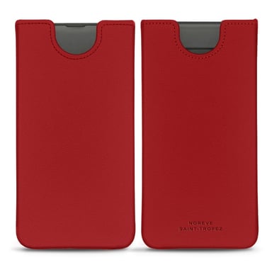 Pochette cuir Samsung Galaxy S10 - Pochette - Rouge - Simili cuir