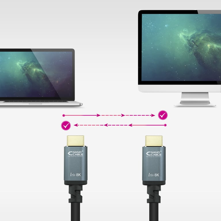 Nanocable 10.15.8000 câble HDMI 0 5 HDMI Type A Standard Neuf - vue 3