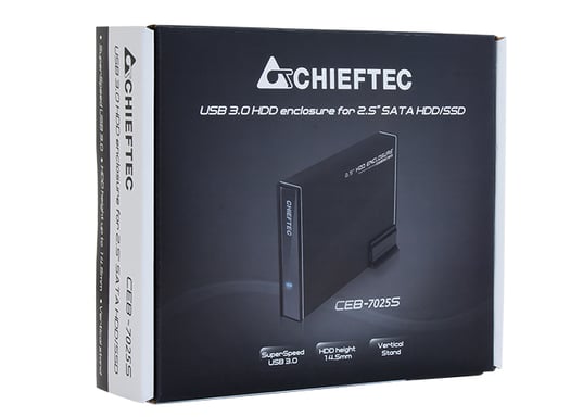 Chieftec CEB-7025S Contenitore per dischi di archiviazione da 2,5'' per HDD/SSD