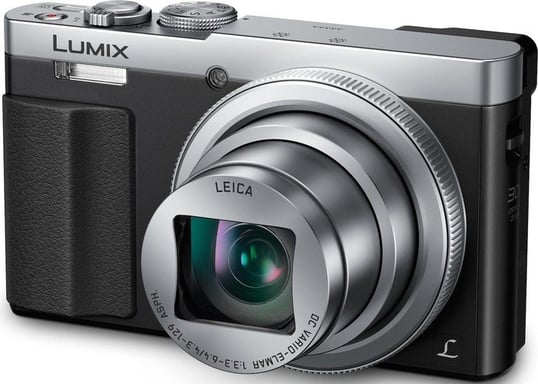 Panasonic Lumix DMC-TZ71 1/2.3'' Appareil-photo compact 12,1 MP MOS 4000 x 3000 pixels Noir, Argent