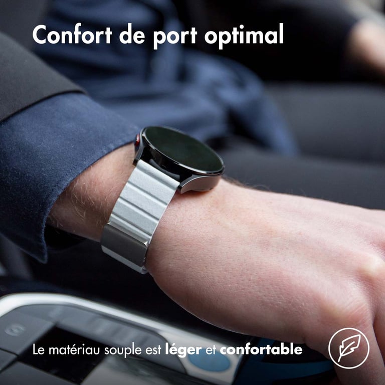 imoshion Bracelet en cuir magnétique Connexion universelle de 20 mm Neuf - vue 2