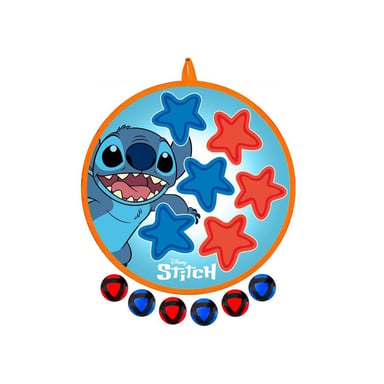 Juego de diana Disney Stitch doble cara con 6 pelotas 36 cm Multicolor