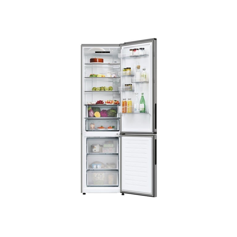 Réfrigérateur combiné HOOVER HONCQ2T620EX Total No Frost 409 38 dB Inox - vue 4
