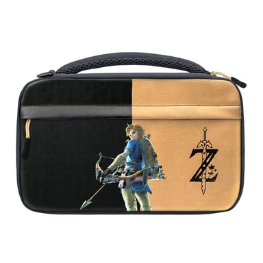 PDP Commuter: Hyrule Hero Link Funda protectora rígida Nintendo Negro, Marrón