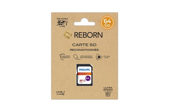 Reborn SDXC Card 64GO Reconditionnée