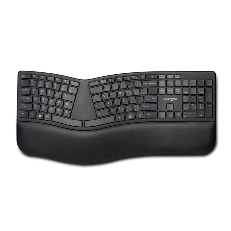 Clavier Ergonomique Kensington ProFit Ergo Sans fil US QWERTY Silencieux et étanche - vue 3