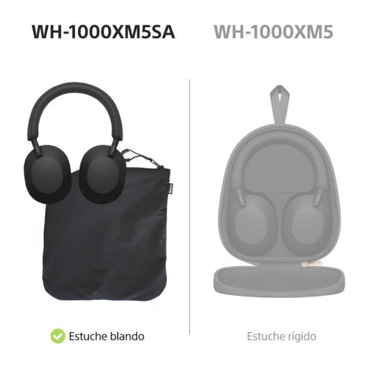 Casque Sans Fil Sony WH-1000XM5SA – Réduction De Bruit, Autonomie 30h, Étui Souple - vue 3