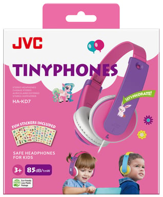 JVC HA-KD7 Casques Avec fil Arceau Musique Rose, Violet - Neuf Rose - vue 2