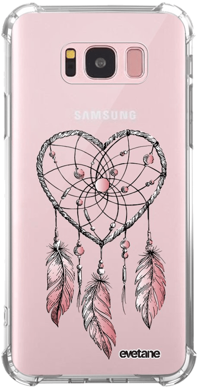 Evetane Coque compatible avec Samsung Galaxy S8 Plus silicone coins antichocs solide protection comp
