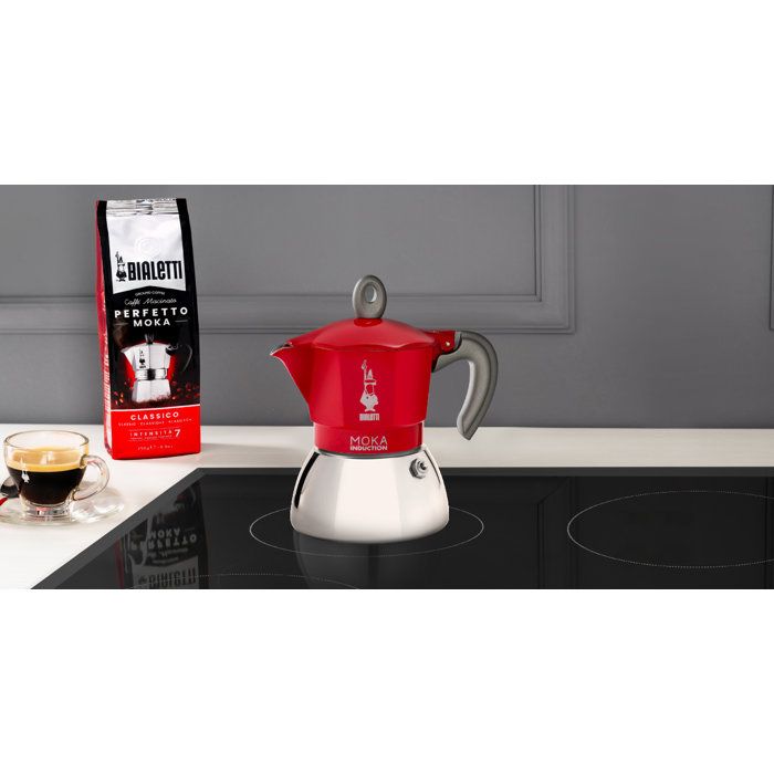 CAFETIERE 4T MOKA INDUCTION ROUGE**N BIALETTI - 0006944 - Neuf
