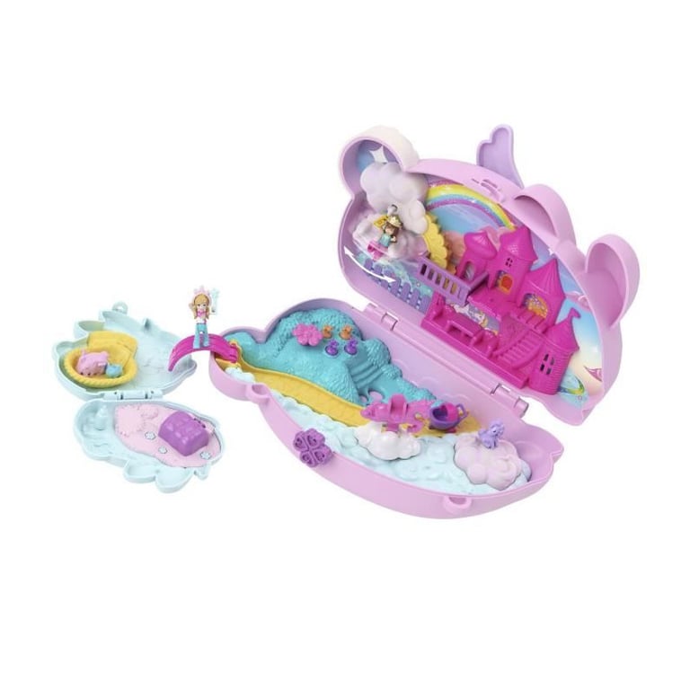 Polly Pocket - Coffret 2 en 1 Lapin - Avec 2 figurines et 12 accessoires - Polly Pocket - JFT88 - Neuf