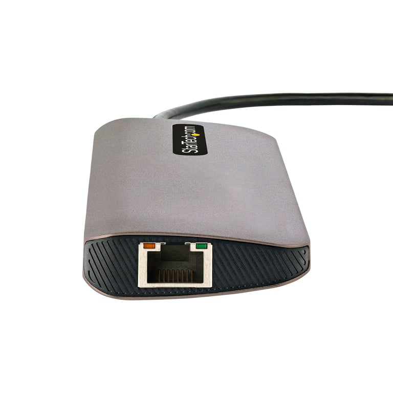StarTech.com Adaptateur Multiport USB C Vidéo HDMI 4K 60Hz Hub USB A 5 Gbps à 3 Ports PD Pass Through GbE SDMicro - vue 8