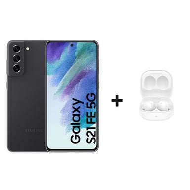 SAMSUNG Galaxy S21FE Gaphite + Buds2 Bianco